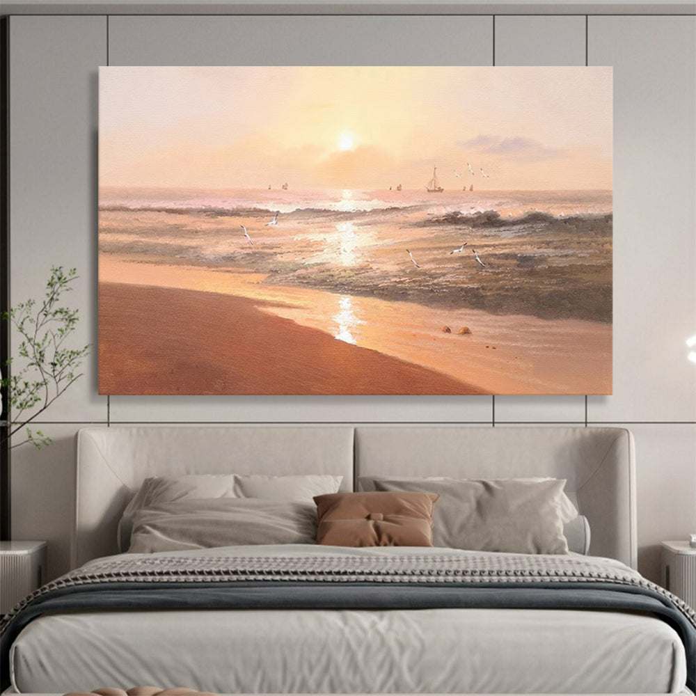 beach evening seaside abstract design 7